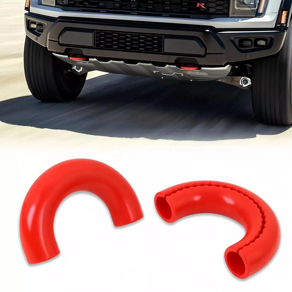 Red Towing Hook Covers Set Designed Specifically for Ford For F150 Models