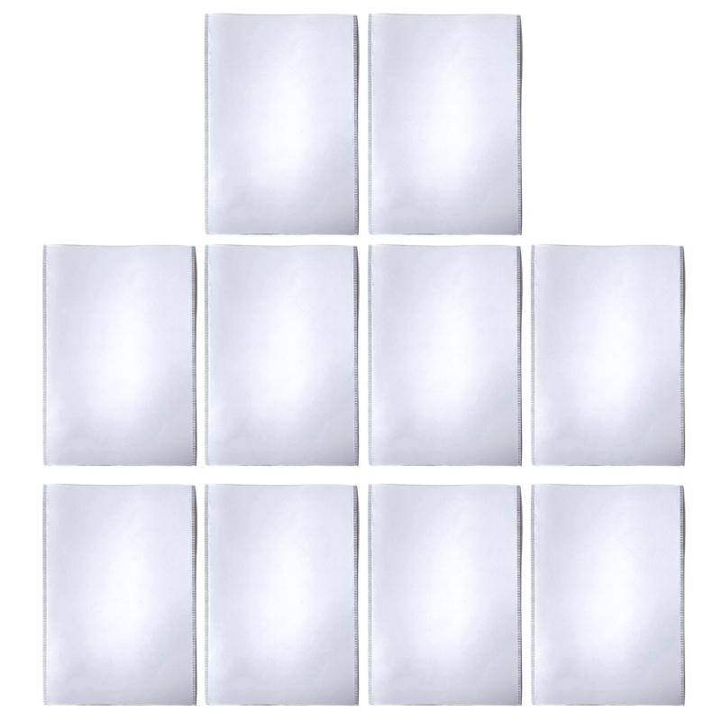 

10 шт. наклейки, вечно меняющиеся фоторамки, пустые вставки, украшения своими руками, совместимые с дисплеем холодильника белый