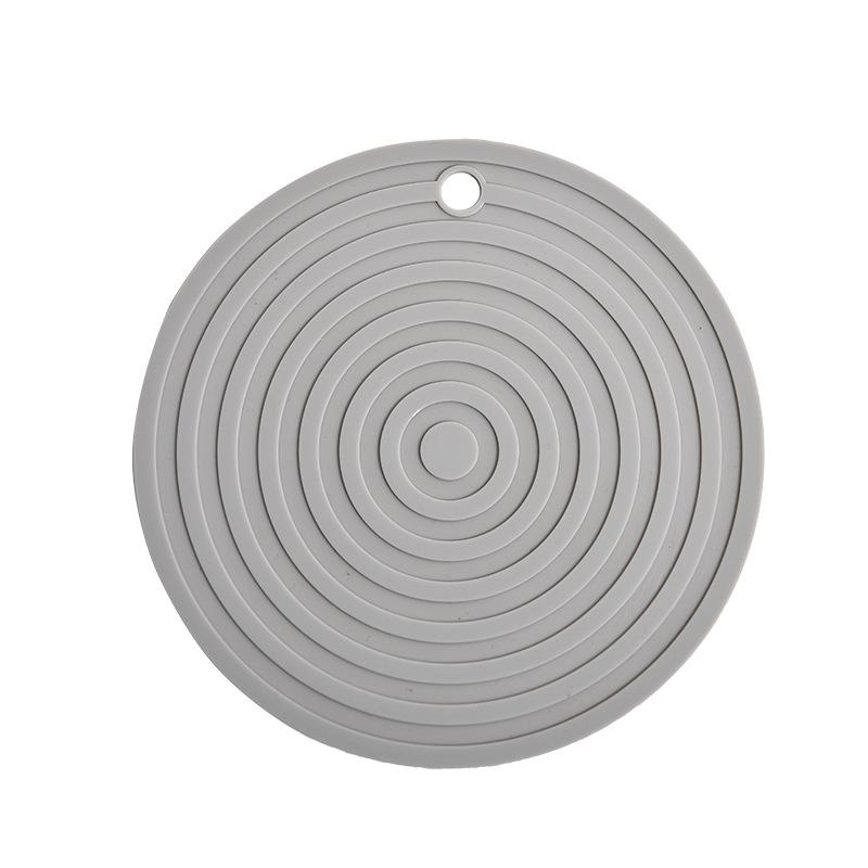 24CM Large Round Silicone Pad Anti-scalding Insulation Pad Placemat Pot Pad Plate Pad High Temperature Household Table Mat