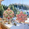 3Pcs Acrylic Christmas Goblin Diamond Painting Hanging Pendant Diamond Painting Decor DIY Diamond Art Pendant Kit for Art Crafts