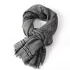 Fashion Men Cotton Linen Striped Scarf
