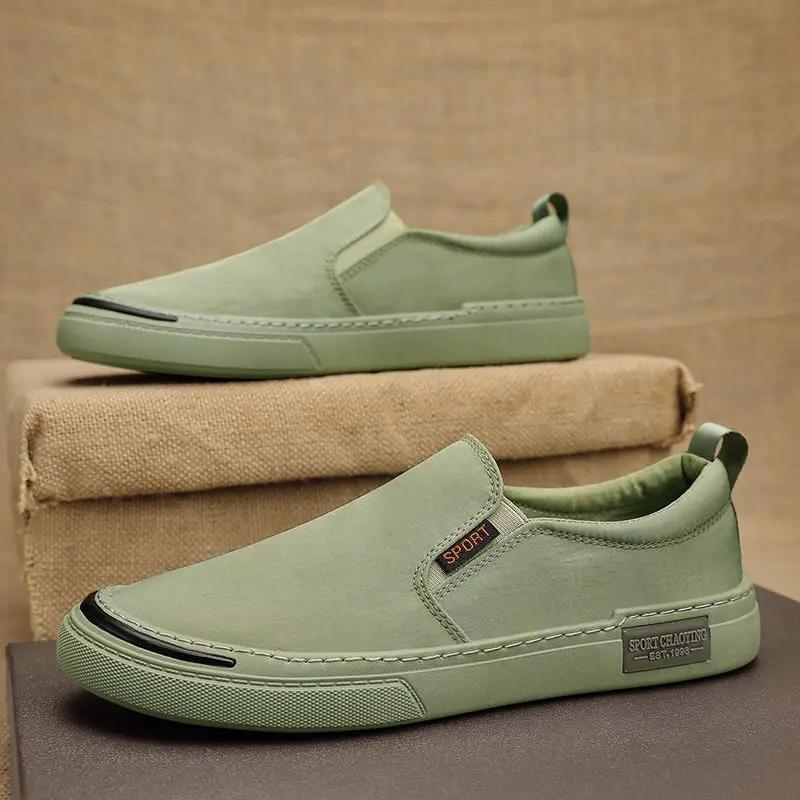 Canvas Vulkanisierte Schuhe für Herren Lässige Slipper Sneaker Mann Klassisch Original Größe 44 Neu In 40 Koreanischer Stil Und Günstig Elegant