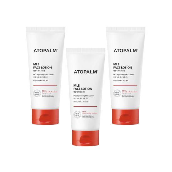 ATOPALM MLE Face Baby Lotion Gentle Moisturizing & Skin Barrier Care 80ml x 3