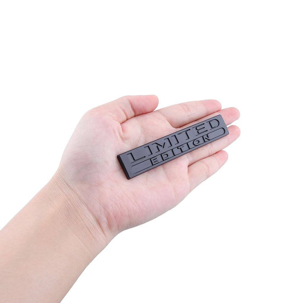 2 Pieces Limited Edition Emblem 3D Metal Car Sticker Emblem