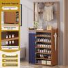Multi-layer Dustproof Bamboo Shoe Rack for Entryway