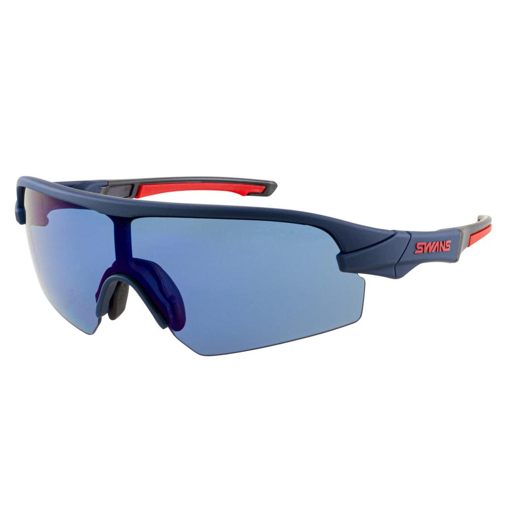 SWANS STRIX Sports Sunglasses DNAV Made in Japan Polarized Lenses Matte Dark Ultra Ice Blue D.A. AMZ-STX DA-0167 Navy/Polarized (Double-Sided