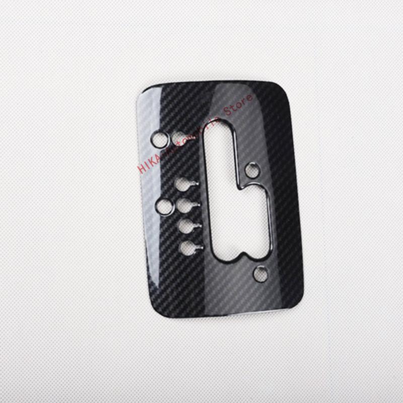 For volkswagen beetle 2003-2010 black carbon fiber Interior gear panel decoration shift knob trim cover 2004 2005 2006 2007 2008