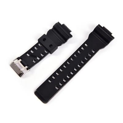 Gummi-Uhrenarmbänder für Herren, Schwarz, Sport, Tauchen, Silikon, Uhrenarmband, Metallschnalle, Zubehör für G-Shock