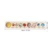Alasum Solar System Puzzle for Kids, Planet Recognition Educational Puzzle, Wooden Planet Model, Space Learning Toy, 40cm, Fun for Parents and