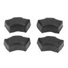 4 Pcs Motorcycle Rear Shock Absorber Cushion Set Rubber Reduce Vibration for C70 S90 CL90 CT90 S65