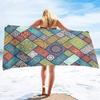 Mandala Strandtuch Ausverkauf Handtücher, Boho Stil Cooles Reise Pool Handtuch, Leicht Sandfrei Schnelltrocknend Reisehandtücher
