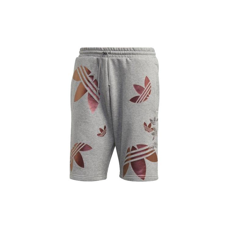 adidas originals Zeno Big Trefoil Logo Lacing Sports Shorts Gray Men s GD0983 M