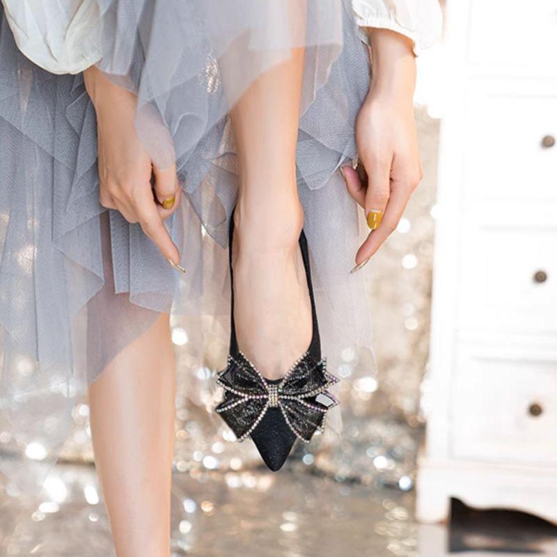 Women Pumps Pointed Toe High Heel Shoes Women Summer Fashionable Versatile Heels Women Slip On Simple Style Wedding Bridal Shoes