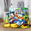 1 pezzo, Coperta Plaid Disney Topolino e Amici Morbida e Accogliente per Arredamento Casa, Copridivano, Uso Esterno, Viaggio