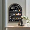 Moon Design Wall Shelf Wooden Material Crystal Shelf Floating Shelves  Living Room Decor