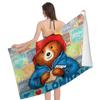 Movie Bear P-Paddington Microfiber Beach Towel Absorbent Quick Dry Soft Yoga Swimming Resort Mountain Climbing Towel