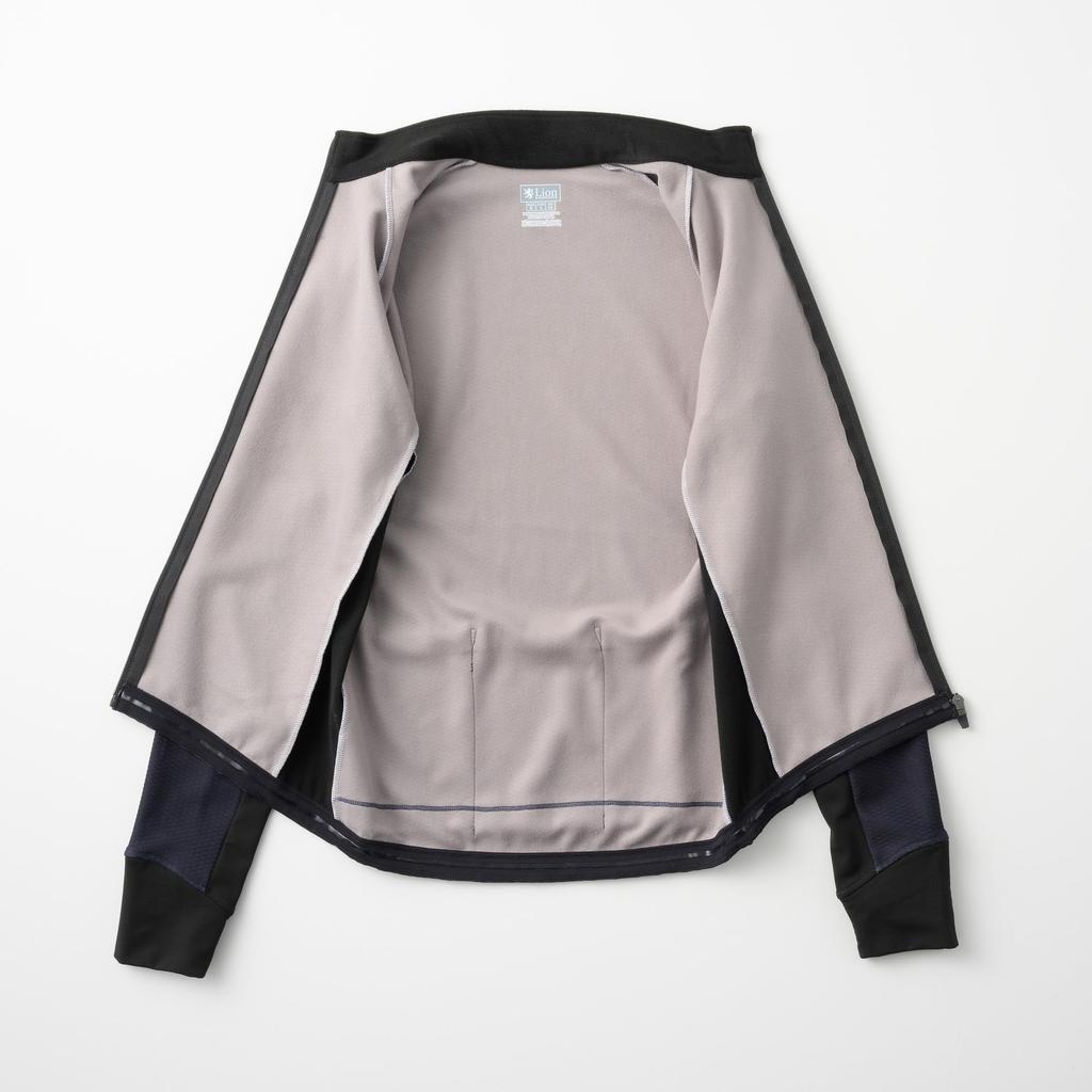 Lion de Kapelmuur Racing Thermo Slash Cycling Jacket Jacket, Gray, XS, Autumn/Winter (5°C-15°C)