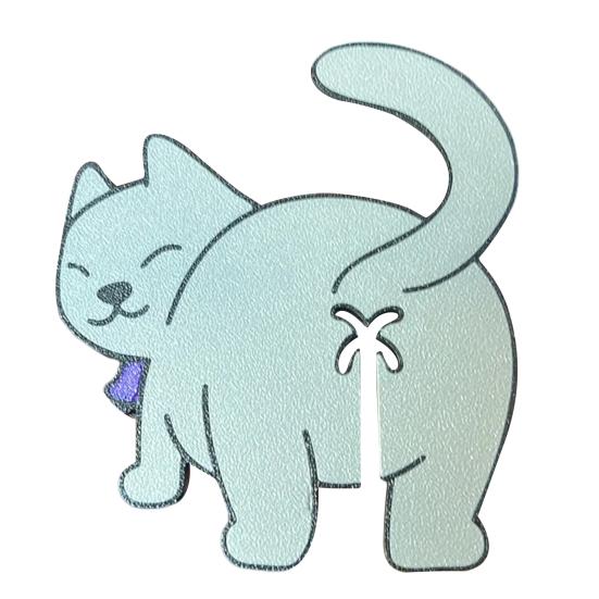 Cat Butt Bread Clip 3D Printed Bag Holder for Cat Lovers