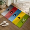 Cartoon Funny B-Bobs B-Burgers Floor Mat Soft Flannel Non-Slip Door Mat - Thickened Rug for Living Room Home Decor