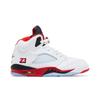 Air Jordan 5 Retro 'Fire Red' 2025 (Unisex) White / Fire Red / Black Vintage Basketball Shoes HQ7978 101