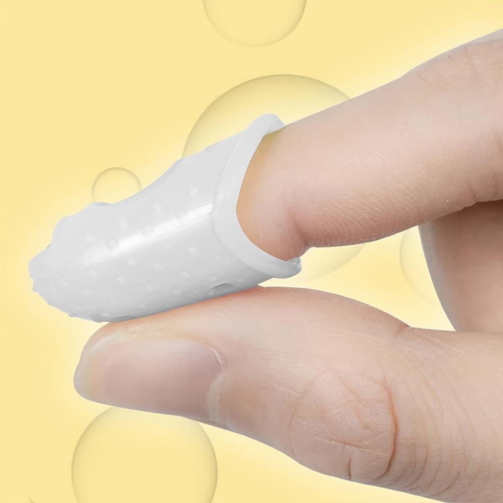 4 Silicone Guitar Finger Sleeves for Beginners Comfortable Protective Picks Acoustic Guitar Practice Finger Protection