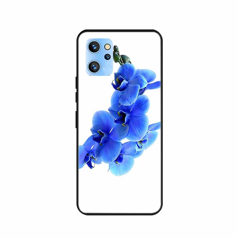 

For Umidigi A13 Pro 2022 Phone Case Flowers Black Silicone Back Cover Soft TPU Case For Umidigi A13S Case A 13 S Coque Funda Bag Umidigi A13S