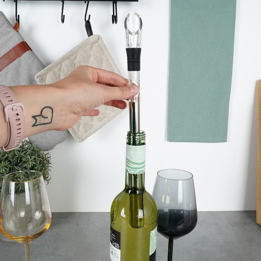 Dozownik do Wina Nalewak z Wkładem Chłodzącym do Butelki Chłodzenia