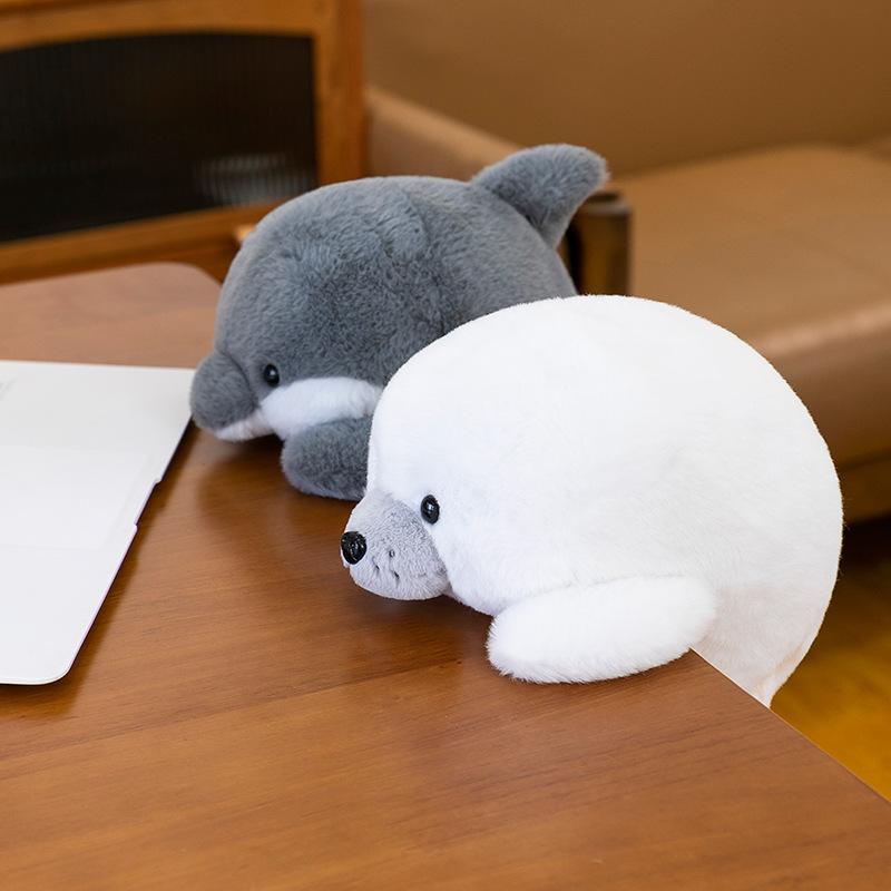 Marine Animals, Sharks, Dolphins, Plush Dolls, Companion Dolls, Learning Accessories, Decompression And Grasping Machine Dolls