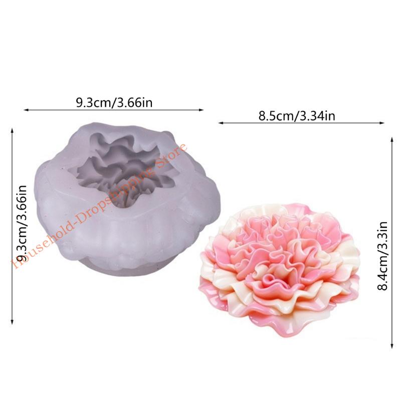 Unique Flower Silicone Mold For Handmade Soaps User Friendly Design 85AD