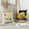 Anime T-The Rose of Versailles Cushion Cover Breathable Linen Pillowcase Summer Odorless Eco-Friendly Invisible Zipper Washable