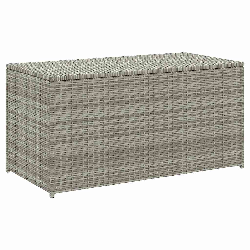 vidaXL Gartenbox Poly Rattan 100x50x50 Cm Grau