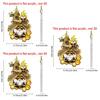 Adorable Bee Gnome Acrylic Pendant Colorful Cartoon Car Interior Decoration Gift