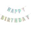 Kids' First Birthday Happy Birthday Bunting Banner - Party Decoration and Background