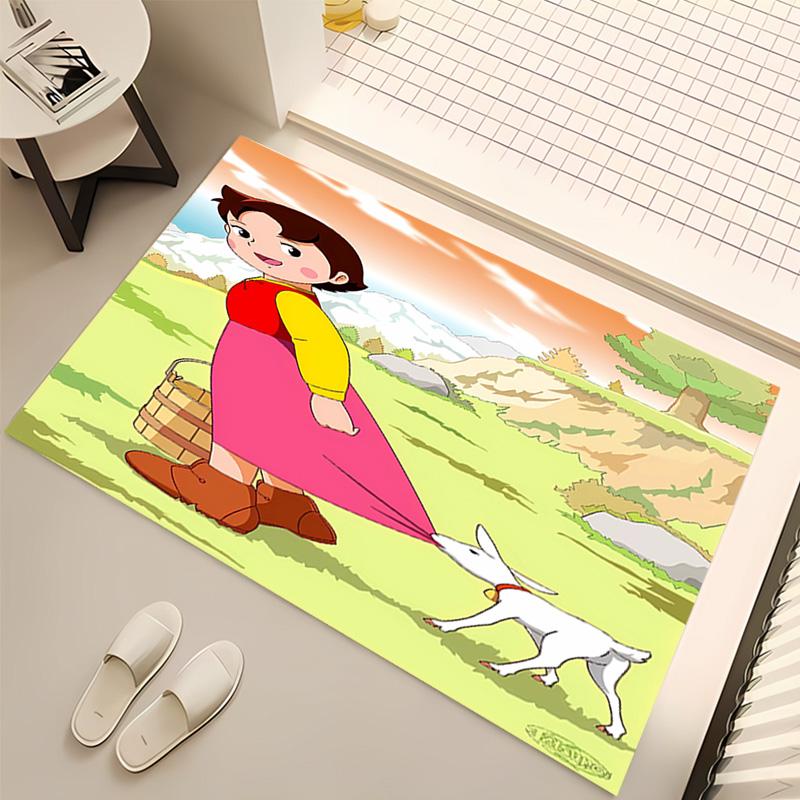 1pc Heidi1 Print Area Rug - Soft, Washable Non-Slip Indoor Mat, Living Room, Home Office Decorative Rug,Office Decorative