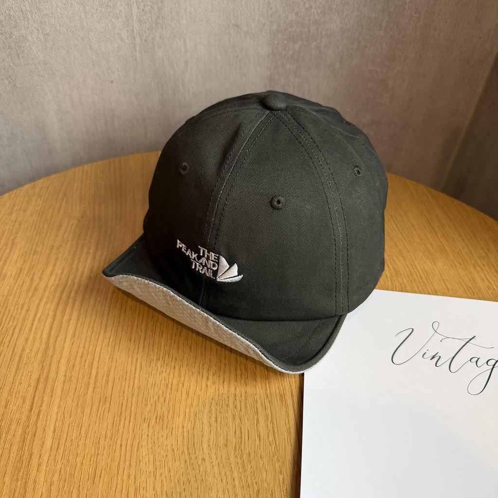 

Casual Baseball Cap Unisex Sun Shield With Color Block Design For Spring Summer зелений