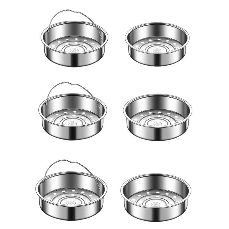Steamers Insert 316 Stainless Steel Steaming Basket for Rice Cooker and Dim Sum