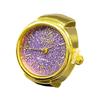 Ring Watch Fashion Square Ring Shape Watch Personality Creative Retro Style Ring Electronic Watch