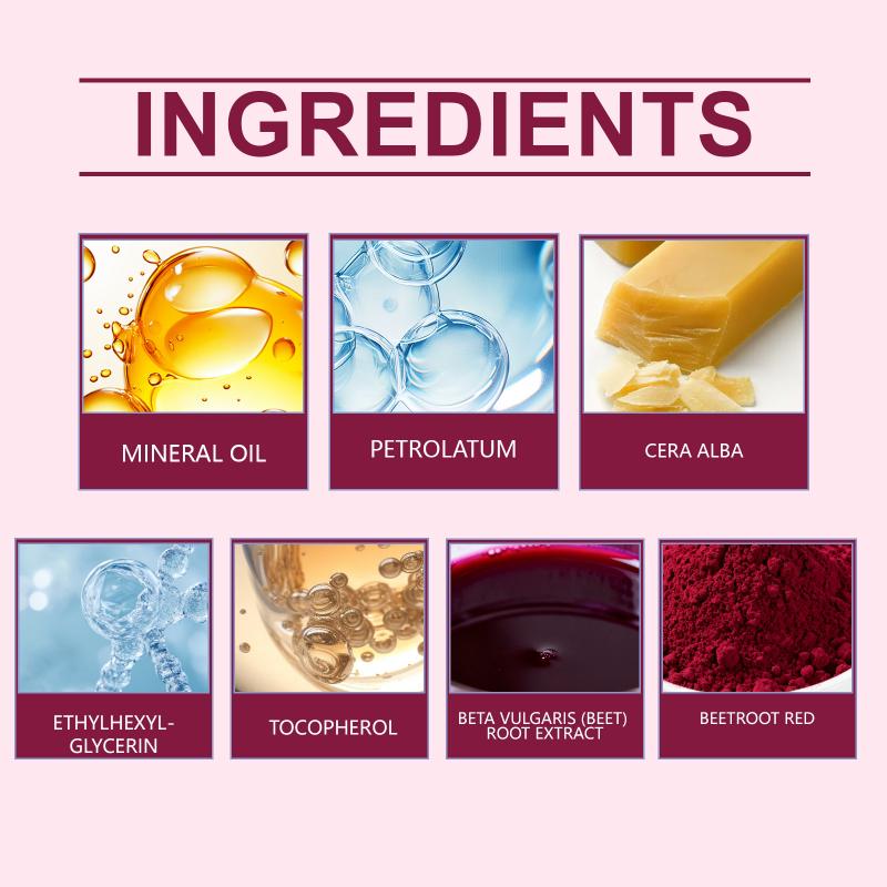 Sun Protective Lip Balm Spf50+ Nourishing Beetroot Brightening Ceramide Kojic Acid Moisturizing Fade Lip Lines Lipstick For Lips