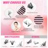 DIY Lashes Extension Kit Eyelashes 200 PCS Clusters Lash Bond and Seal Makeup Tools for Gluing  Lashes Gluing Glue  Accessories