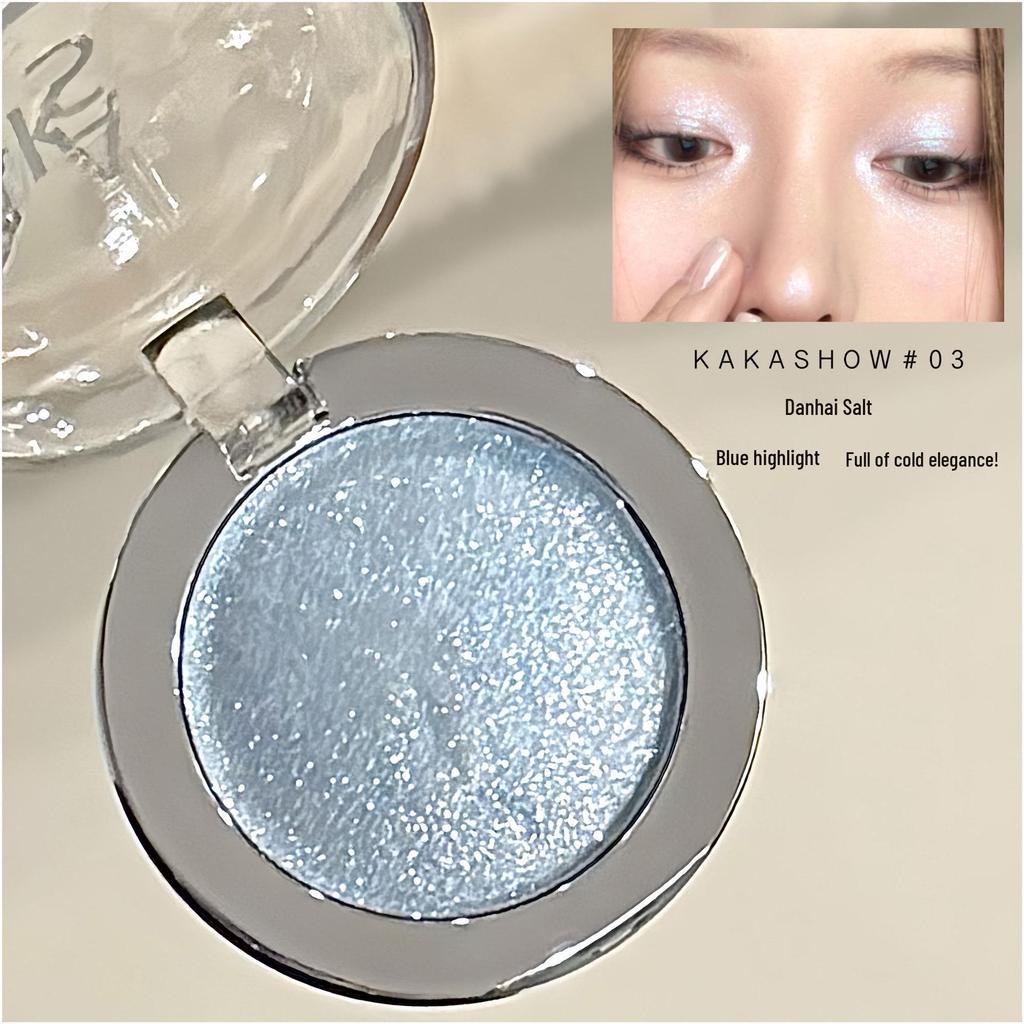 KAKASHOW Water-Forged Luminous Highlighter: Pearlescent, Long-Lasting, Creamy Texture for Eye/Face Brightening