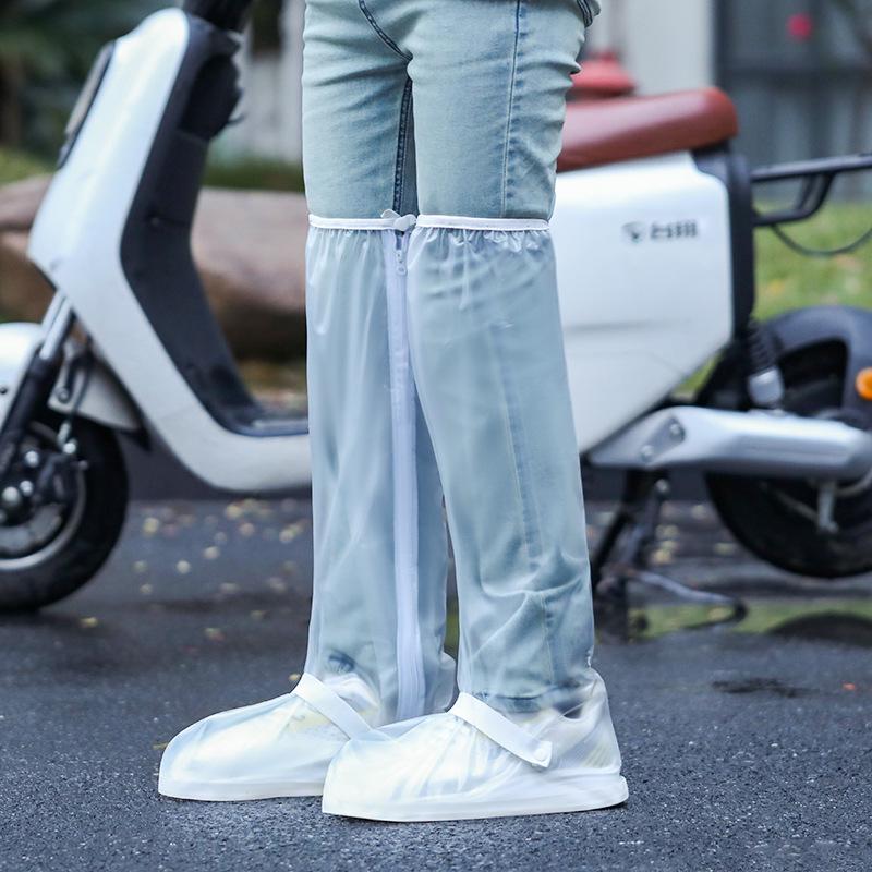 Waterproof Over-the-Knee Cycling Overshoes: Durable, Thick, Anti-Storm Rain Boots