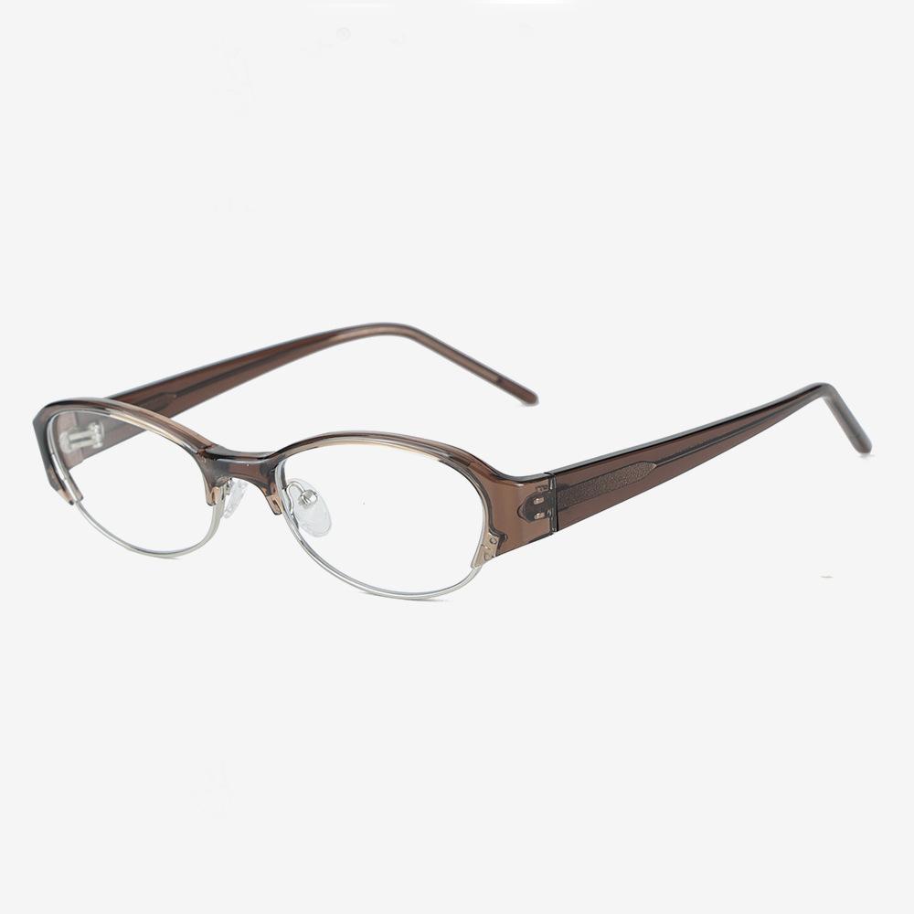 Vintage Cat Eye Glasses TR90 Frame Blue Light Blocking Eyewear Slim Browline Design Unisex Optical Spectacles Clear Lens