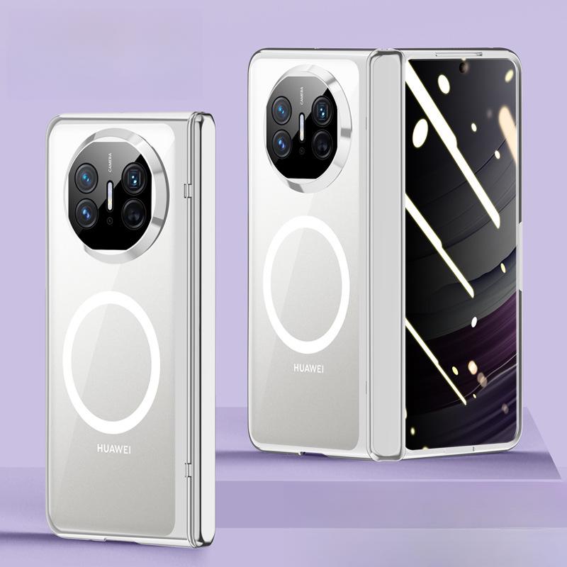 Suitable for Huawei MateX5 Mobile Phone Case Film Integrated Magnetic Charging Transparent X5 Lens Full-inclusive Anti-fall Business Case