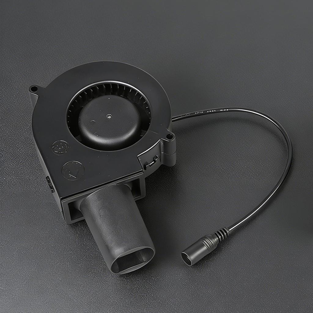 Powerful 5200RPM 12V Violent Fan With Plastic Nozzle Pet House Exhaust Fan For Electronics Cooling And Exhaust System
