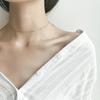 Choker Girl Heart Smile Necklace Korean Slender Interval Small Bead Collarbone Chain Simple Short Neck Strap Collar Neck