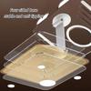 Universal Acrylic Transparents Tablets Stand With 360 Degree Rotation And Foldable Design For 12.9Inch Devices