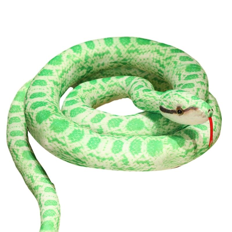 100cm Realistic Snake Stuffed Animal Toy For Home Decors and Educational Purposes Novelty Prank Plush Snake Dolls