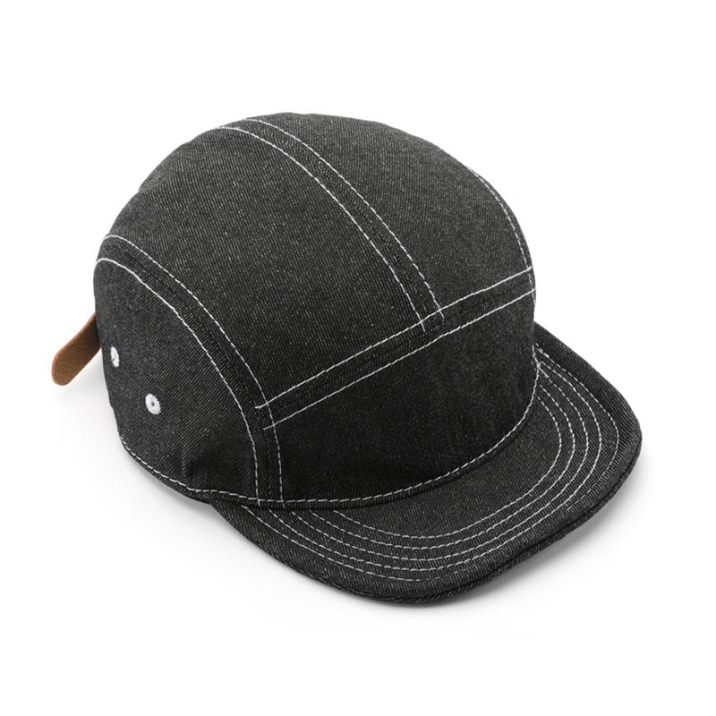

Denim Short Soft Brim Baseball Cap Big Size Cotton Adjustable Dad Caps 5 Panels Snapback Hat Hats Outdoor Summer Sunshade Cool Adjustable&Adult чорний