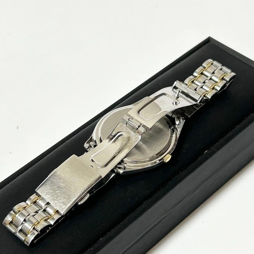 Used CITIZEN Citizen Eco Drive Men's Watch Solar E030-L20646 Beige Dial Silver Gold