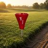 Golf Tee Marker Pointed Metal Stake CupShaped Open rims Athletic Gear